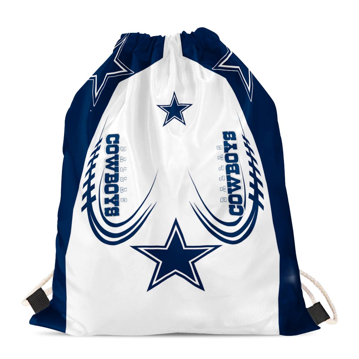 Dallas Cowboys Drawstring Backpack sack / Gym bag 18" x 14" 001